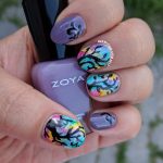 Watercolor Rainbow Trees - Hermit Werds - Nail Crazies Unite