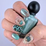 Delicately Coffee - Hermit Werds - Nail Crazies Unite (Delicate Pattern)