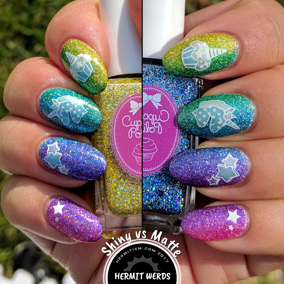 Rainbow on sale glitter nails