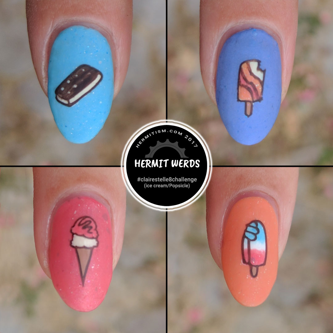 Simply Sugar - Hermit Werds - #clairestelle8challenge (ice cream/Popsicle)