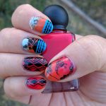 Geometric Kiwi Bird - 31 Day Nail Art Challenge - Hermit Werds