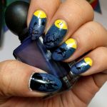 Half Moon - 31 Day Nail Art Challenge - Hermit Werds