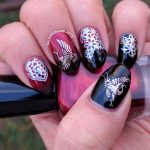 C is for Crane - ABC Nail Art Challenge - 31 Day Challenge (honour) - Hermit Werds