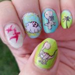 D is for Dinosaur - ABC Nail Art Challenge - Hermit Werds