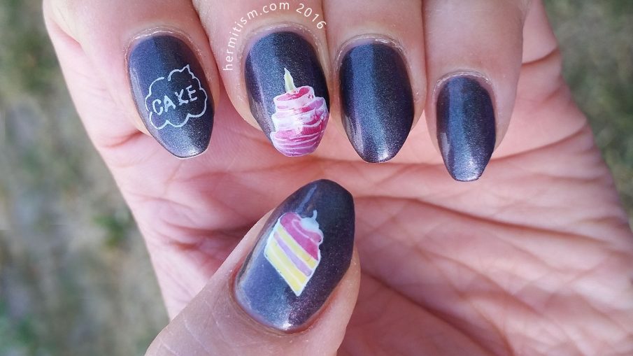 I is for Icing - ABC Nail Art Challenge - Hermit Werds