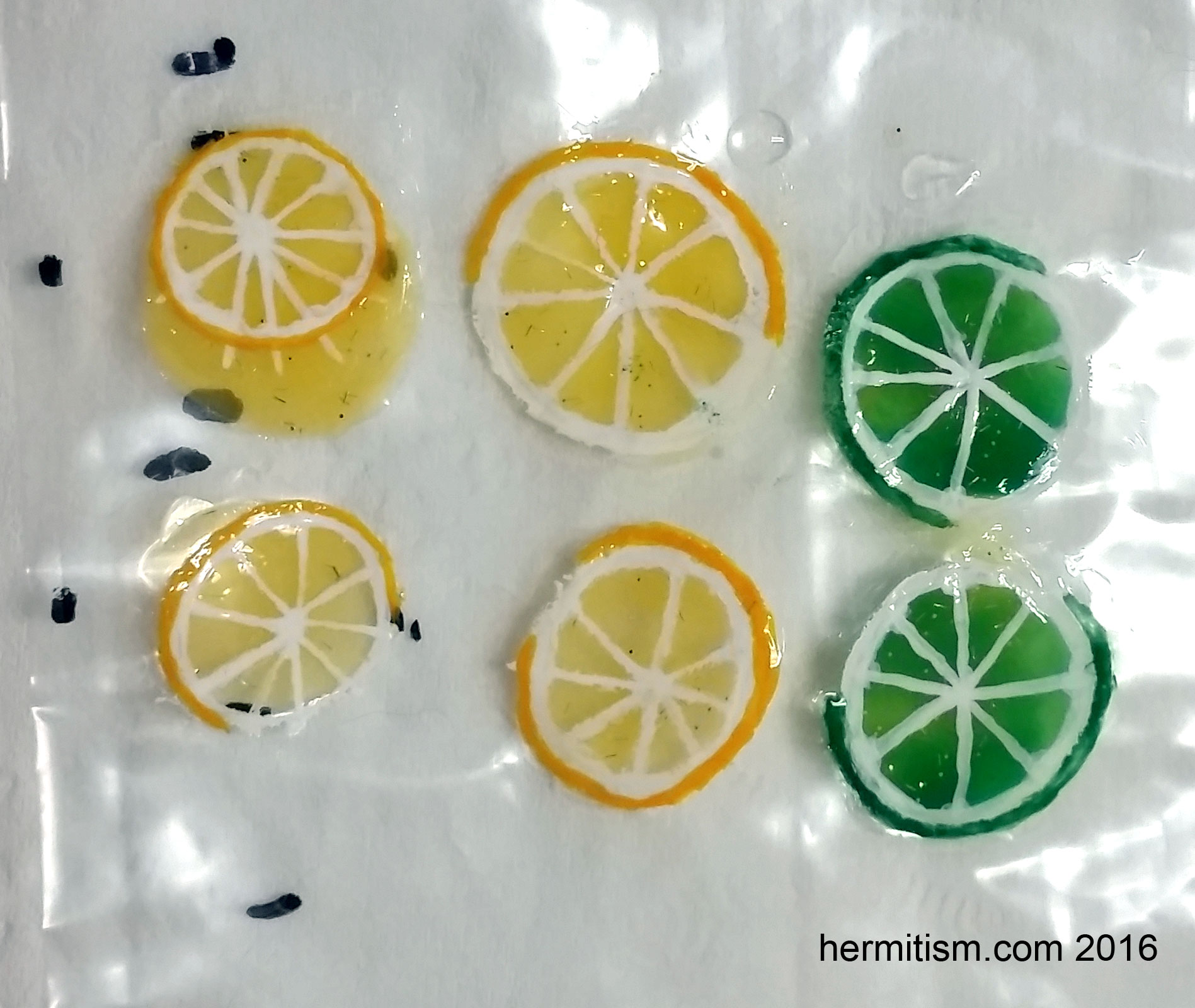 L is for Lemons and Limes - ABC Nail Art Challenge - Hermit Werds