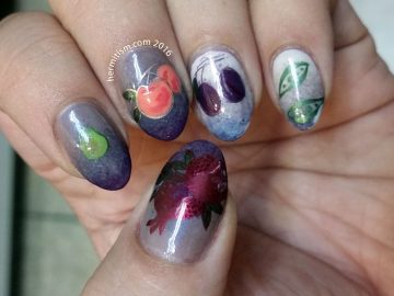 P is for Pair - ABC Nail Art Challenge - Hermit Werds
