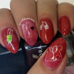 Q is for Quack - ABC Nail Art Challenge - 31 Day Challenge (Red) - Hermit Werds