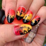 U is for Undead - ABC Nail Art Challenge - 31 Day Challenge (supernatural) - Hermit Werds