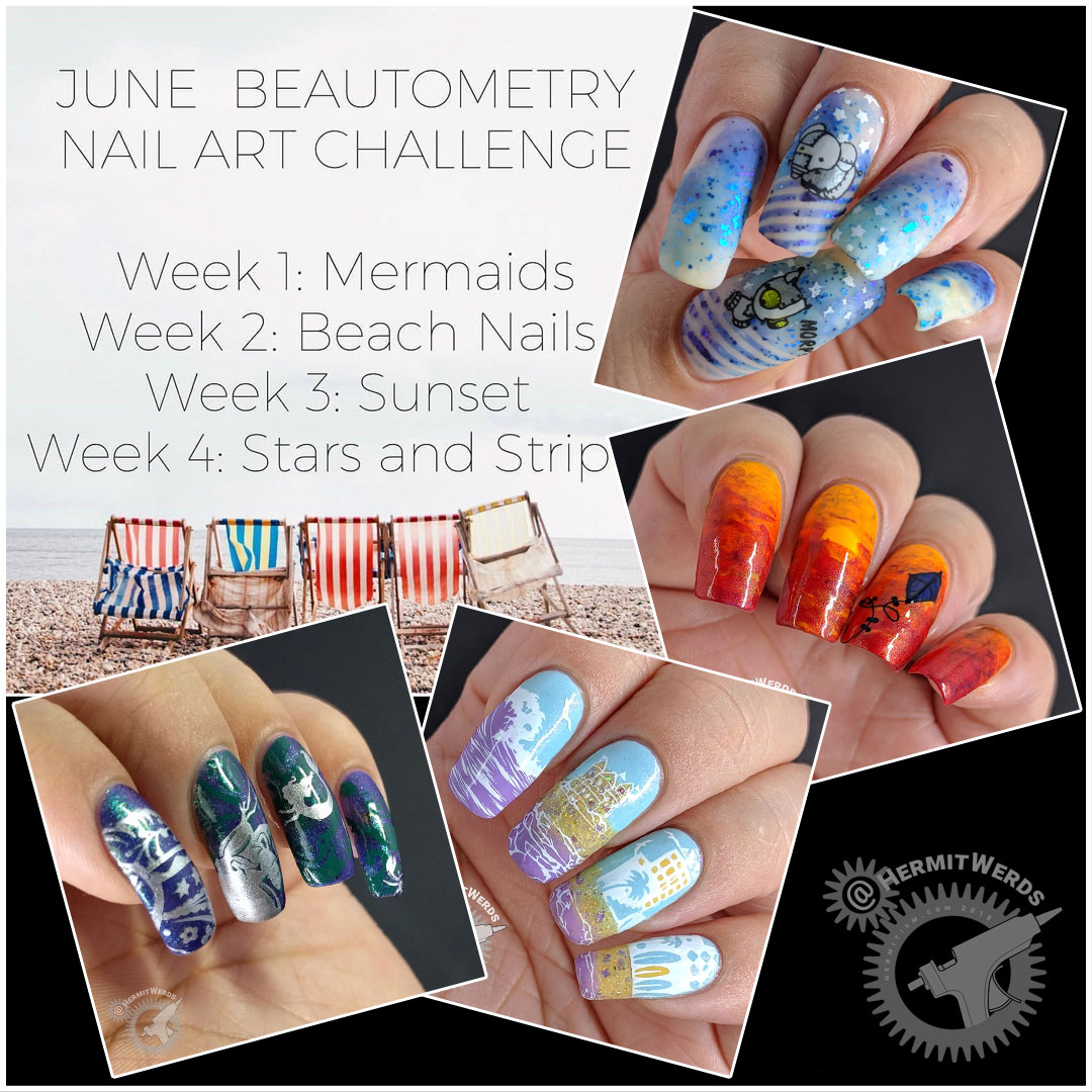 Nail Art │ Mermaid Manicure using BeautyBigBang Products