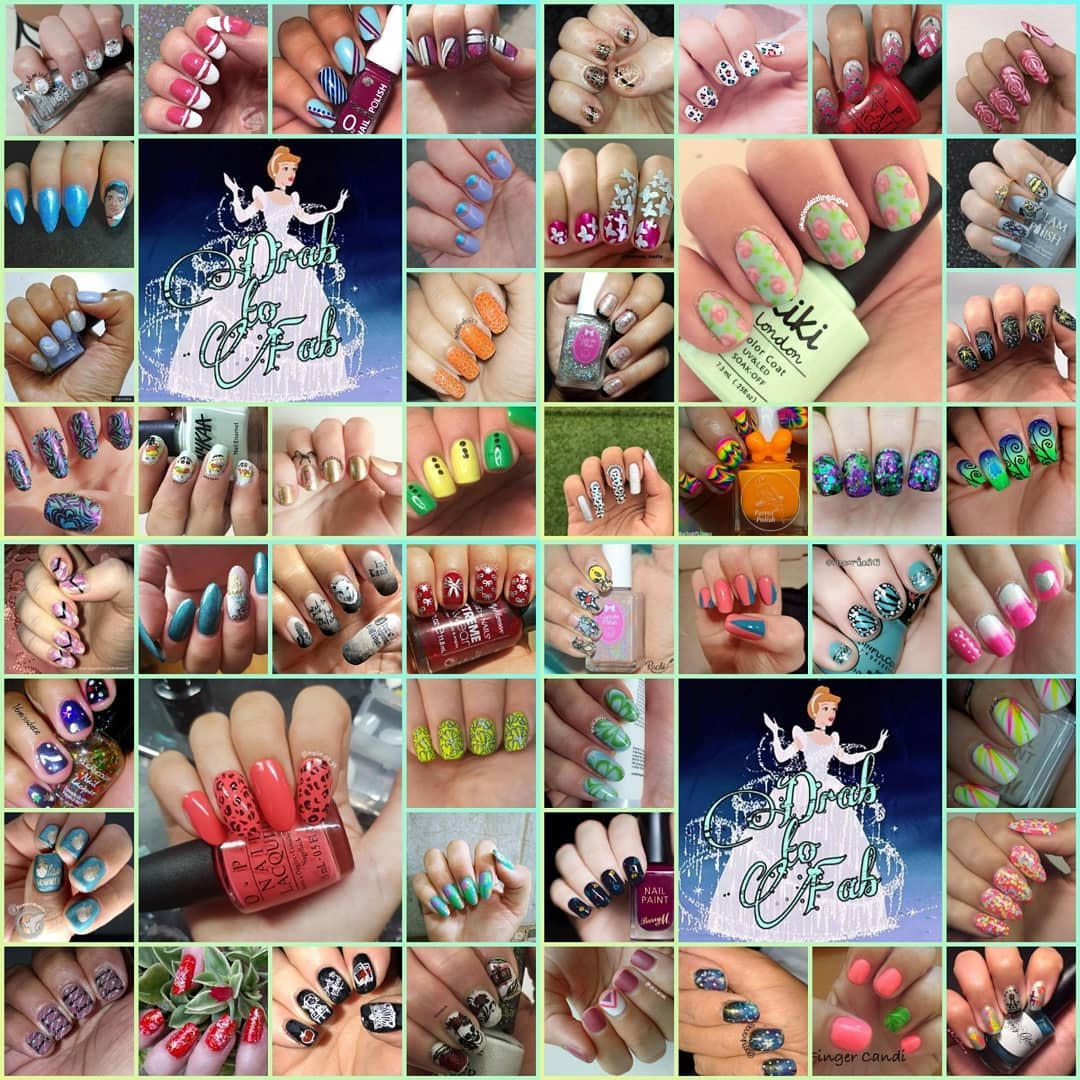 #NailAddictsCollab - Drab to Fab colllage