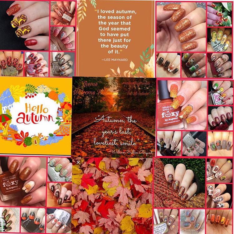 #NailsWithIGFriends - Autumn collage