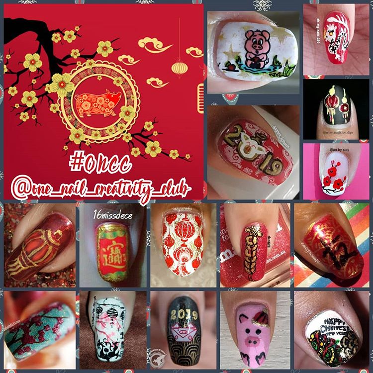 #onenailcreativityclub - Chinese New Year