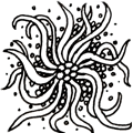 Squid - Hermit Werds - Zentangle pattern