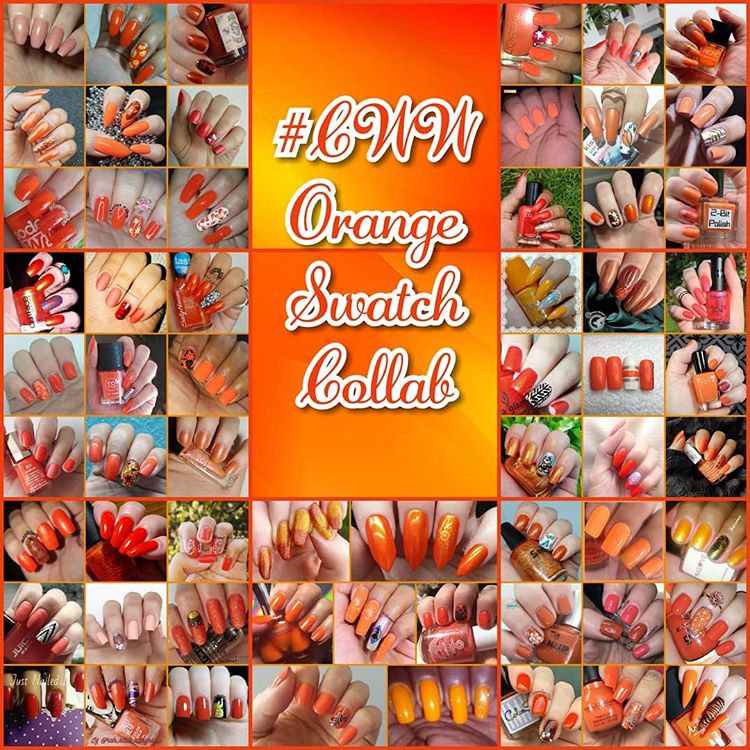 #ColoursWithinWomen - Orange collage