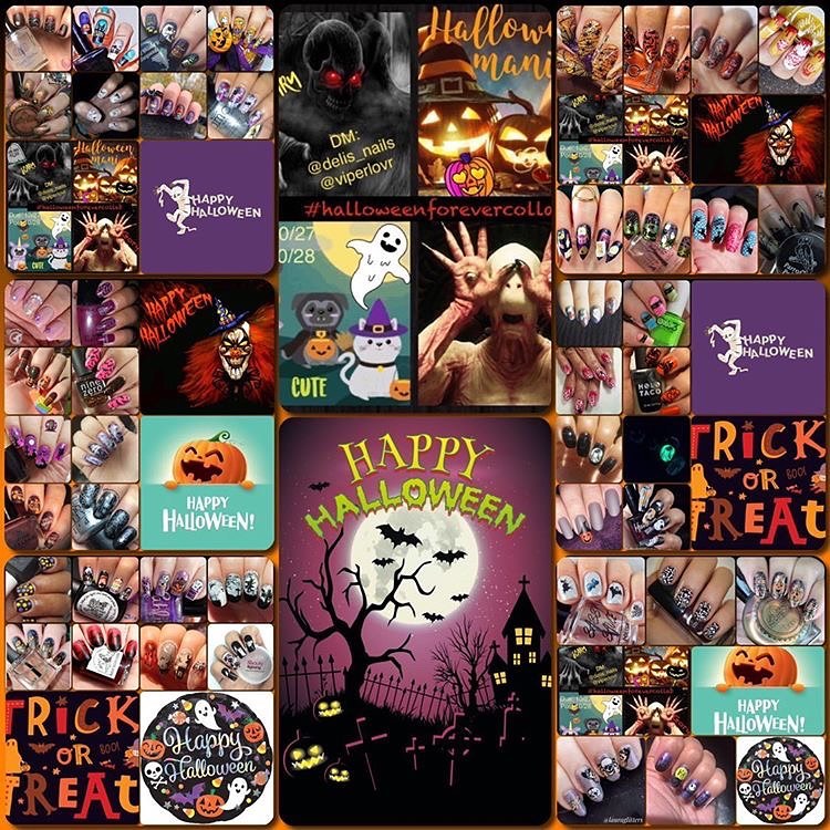 #HalloweenForeverCollab - October collage