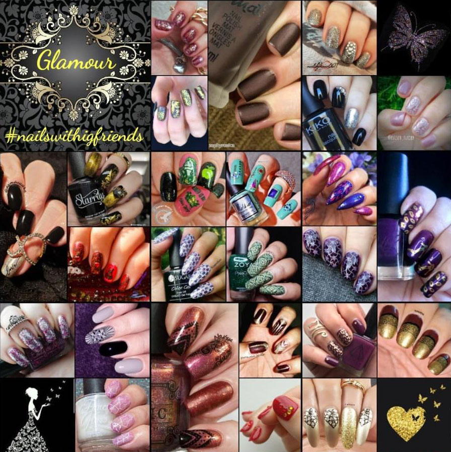 #NailsWithIgFriends - glamour collage