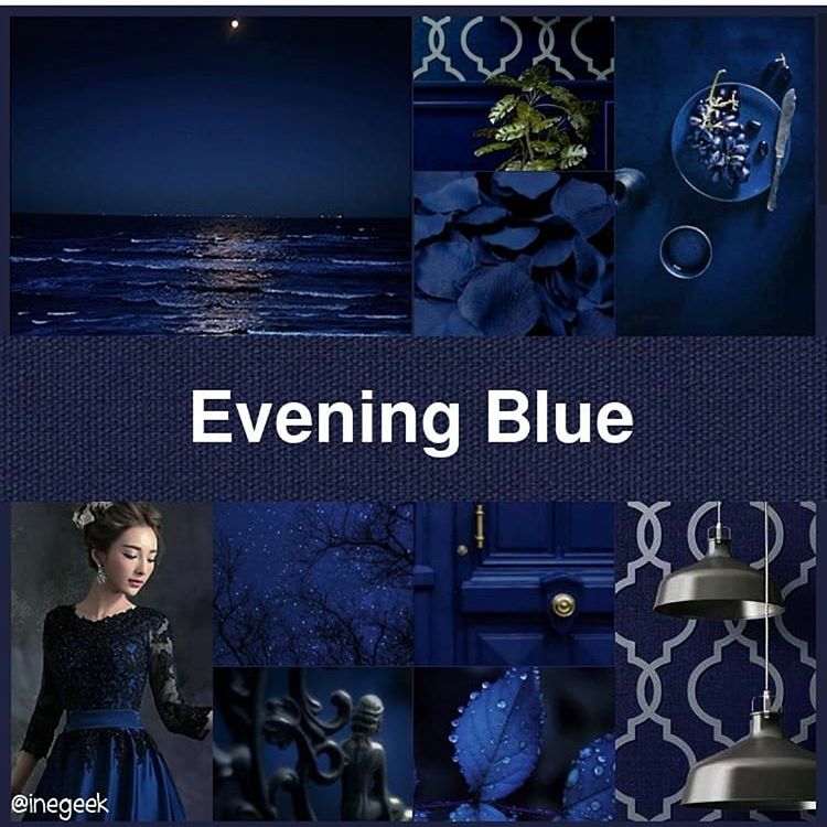 @inegeek's #pantone2019winterchallenge - Evening Blue