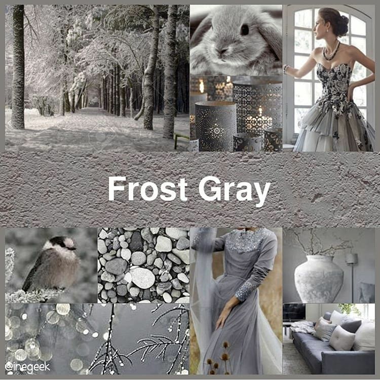 @inegeek's #pantone2019winterchallenge - Frost Gray