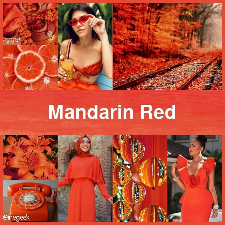 #pantone2020winterchallenge - Mandarin Red