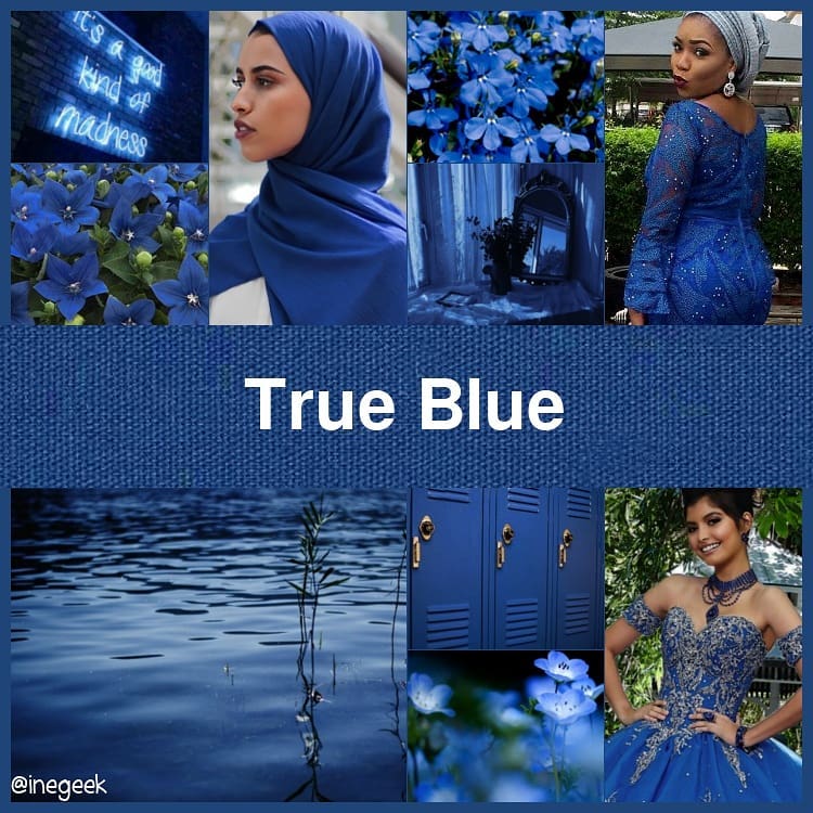 #pantone2020winterchallenge - True Blue