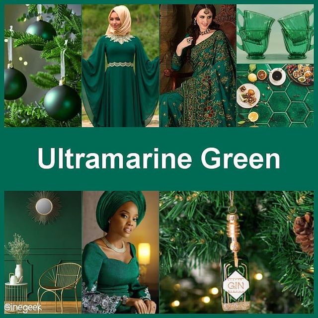 #pantone2020winterchallenge - Ultramarine Green