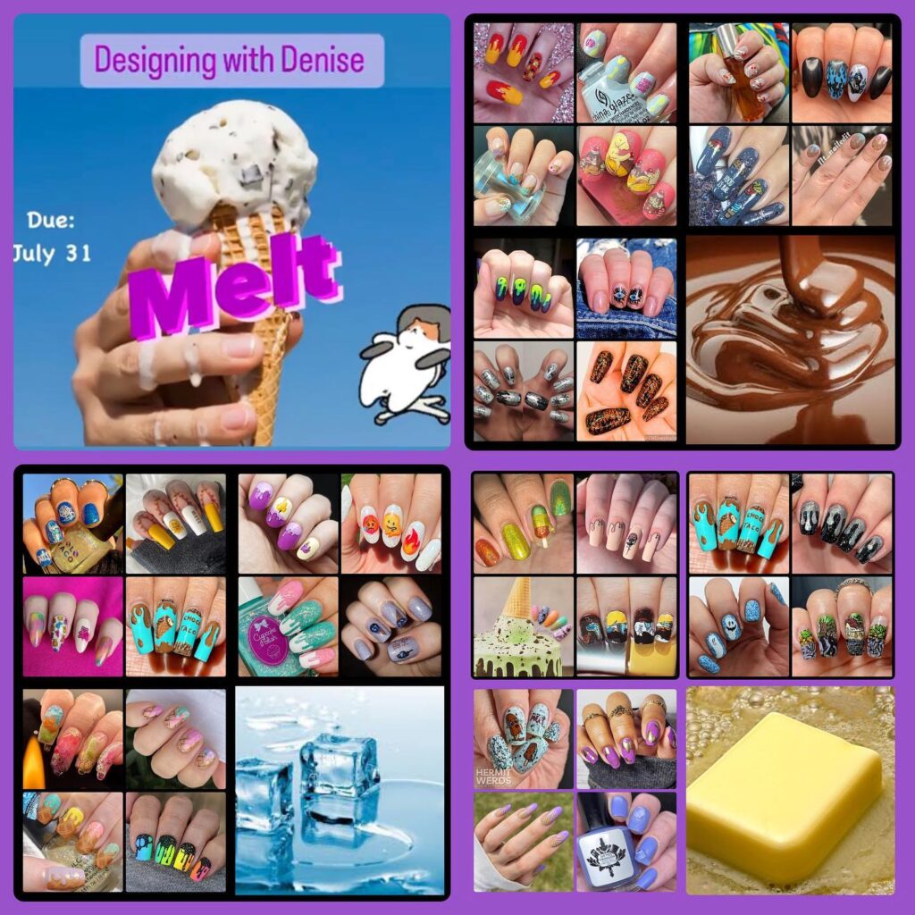 #MeltNailCollab - Melt collage