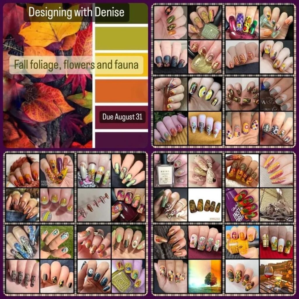 #DesigingWithDenise - Fall Foliage, Flowers, and Fauna collage