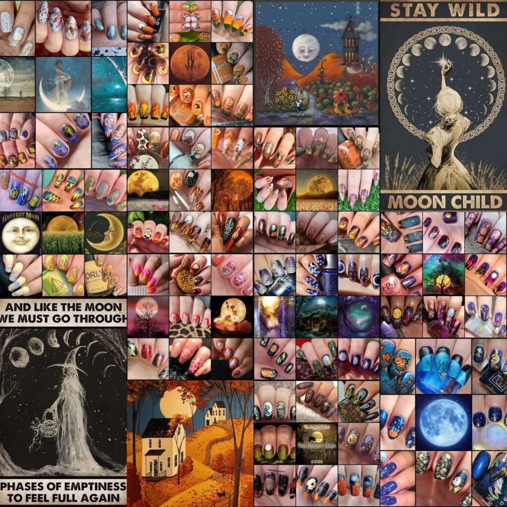 #LunarCollab - Harvest Moon collage
