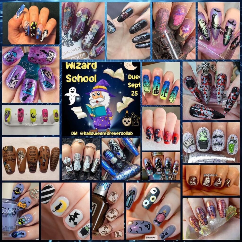 @HalloweenForeverCollab - Wizard School collage