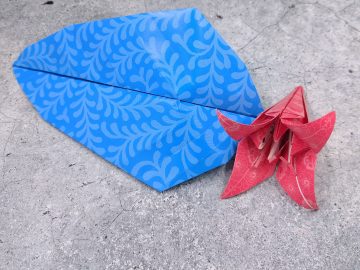 Origami from April - Hermit Werds - Lily and Leaf