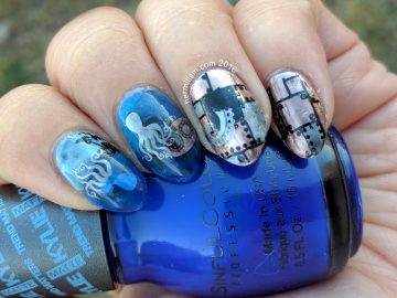 S is for Steampunk - ABC Nail Art Challenge - 31 Day Challenge (delicate) - Hermit Werds