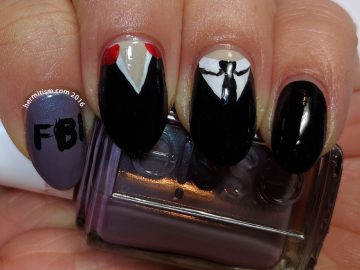 X is for X-files - ABC Nail Art Challenge - 31 Day Challenge (tv show) - Hermit Werds