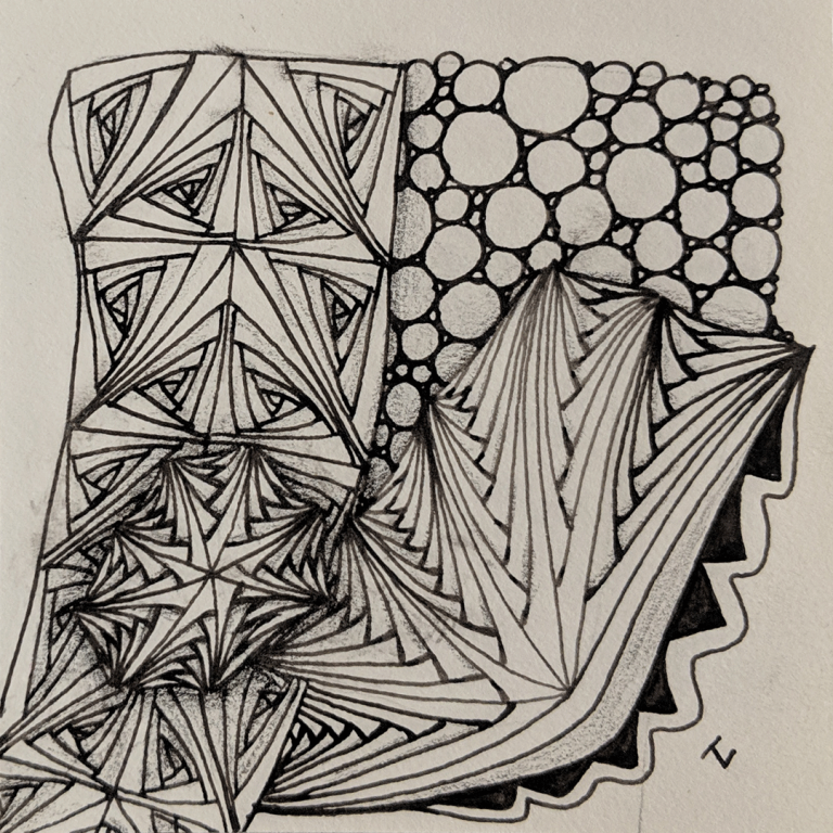 One Zentangle a Day - Week 3 - Hermit Werds