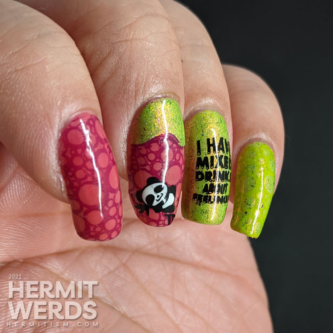 Cute panda nail art! - Hannah Louise Fashion